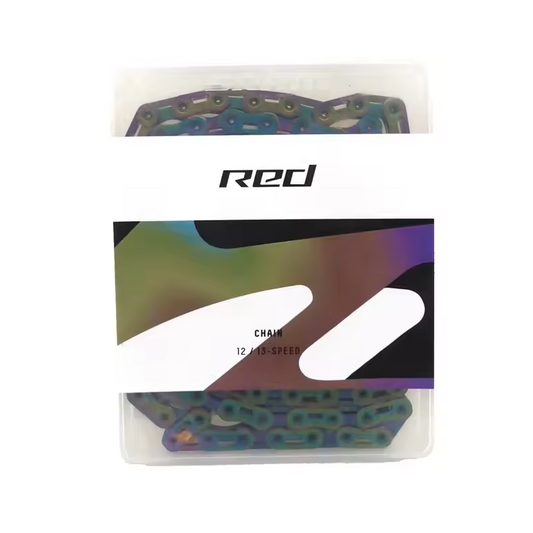 SRAM RED E1 Chain 12-speed Flattop | HollowPin 126 links | Rainbow