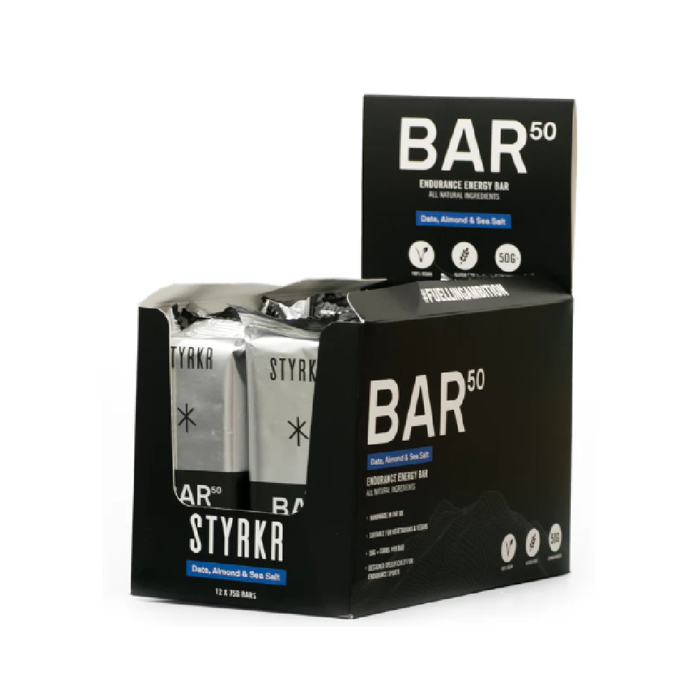 STYRKR BAR50 Date, Almond & Sea Salt Energy Bar