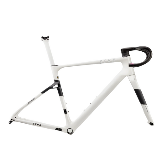 Seka Bikes - Spear RDC Racing Geo - Ultra White Frameset