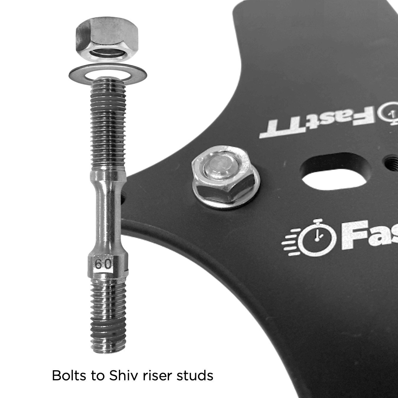 Fast TT - Adapter Plate - Shiv Tri Mono Riser