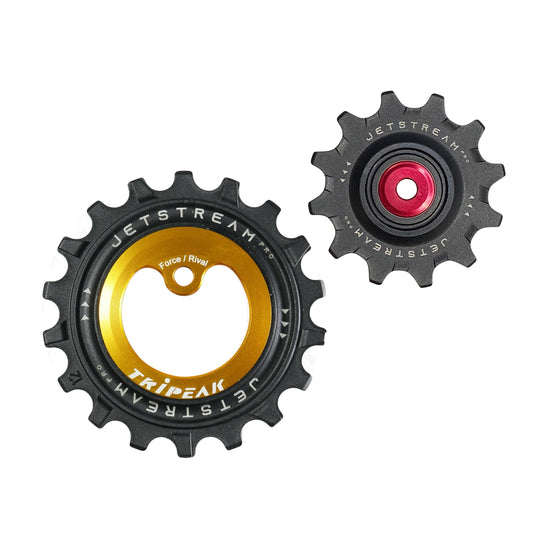 TriPeak Asymmetric Oversize Pulley Wheel - Dura-Ace R91 - Gold