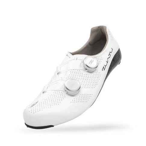 Zuatu Z1 PRO - White - Silver Dial - Cycling Shoe