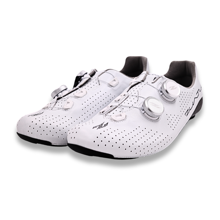 Zuatu Z001 PRO - White/White - Silver Dial - Cycling Shoe