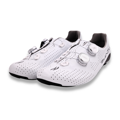 Zuatu Z001 PRO - White/White - Silver Dial - Cycling Shoe