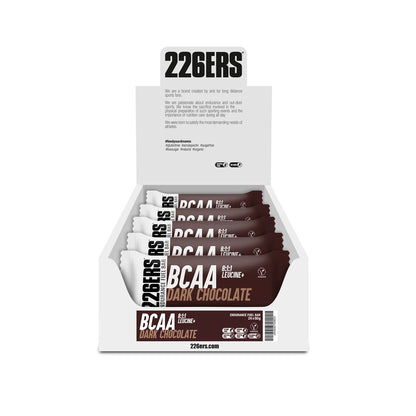 226ERS ENDURANCE FUEL BAR BCAA - Energy Vegan Bar - Dark Chocolate - BOX 24un