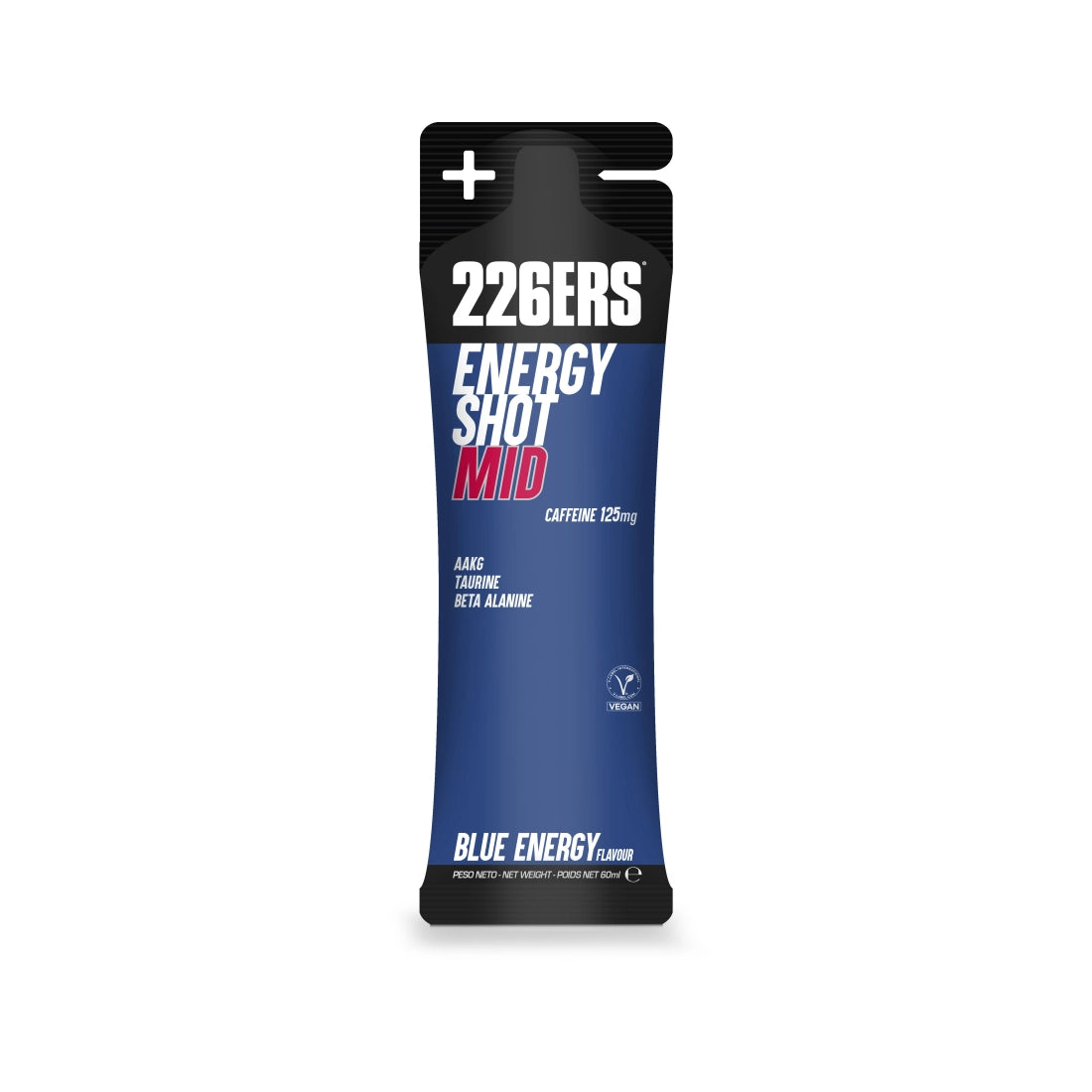 226ERS ENERGY SHOT STICK 60ml - BLUE ENERGY MID (125 mg Caffeine)