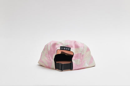 Team Vaga Feather Racing Cap Taupe Grey / Pastel Pink / Navy Blue