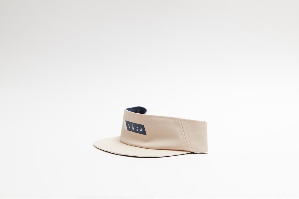 Team Vaga Feather Racing Visor Light Taupe / Navy Blue