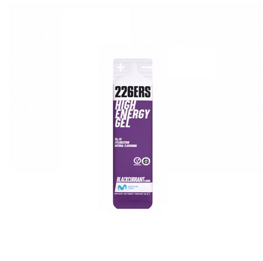 226ERS HIGH ENERGY GEL 76g - Energy Gel - Blackcurrant BCAA