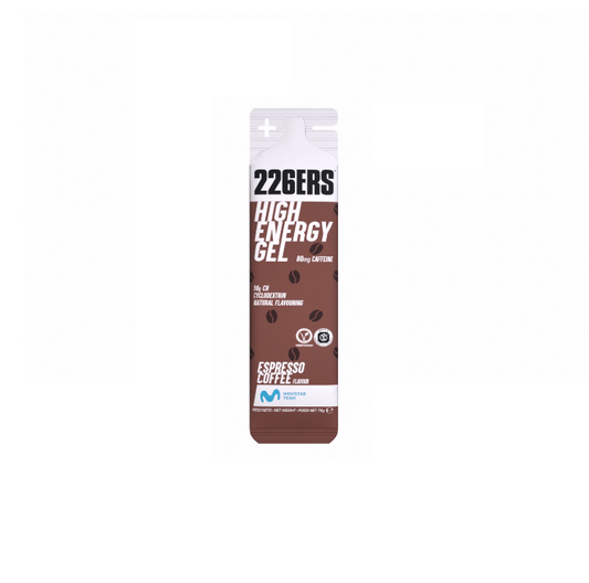 226ERS HIGH ENERGY GEL 76g - Energy Gel - Expresso Coffee (80mg Caffeine)