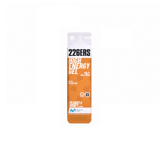 226ERS HIGH ENERGY GEL 76g - Energy Gel - Salty Peanut & Honey