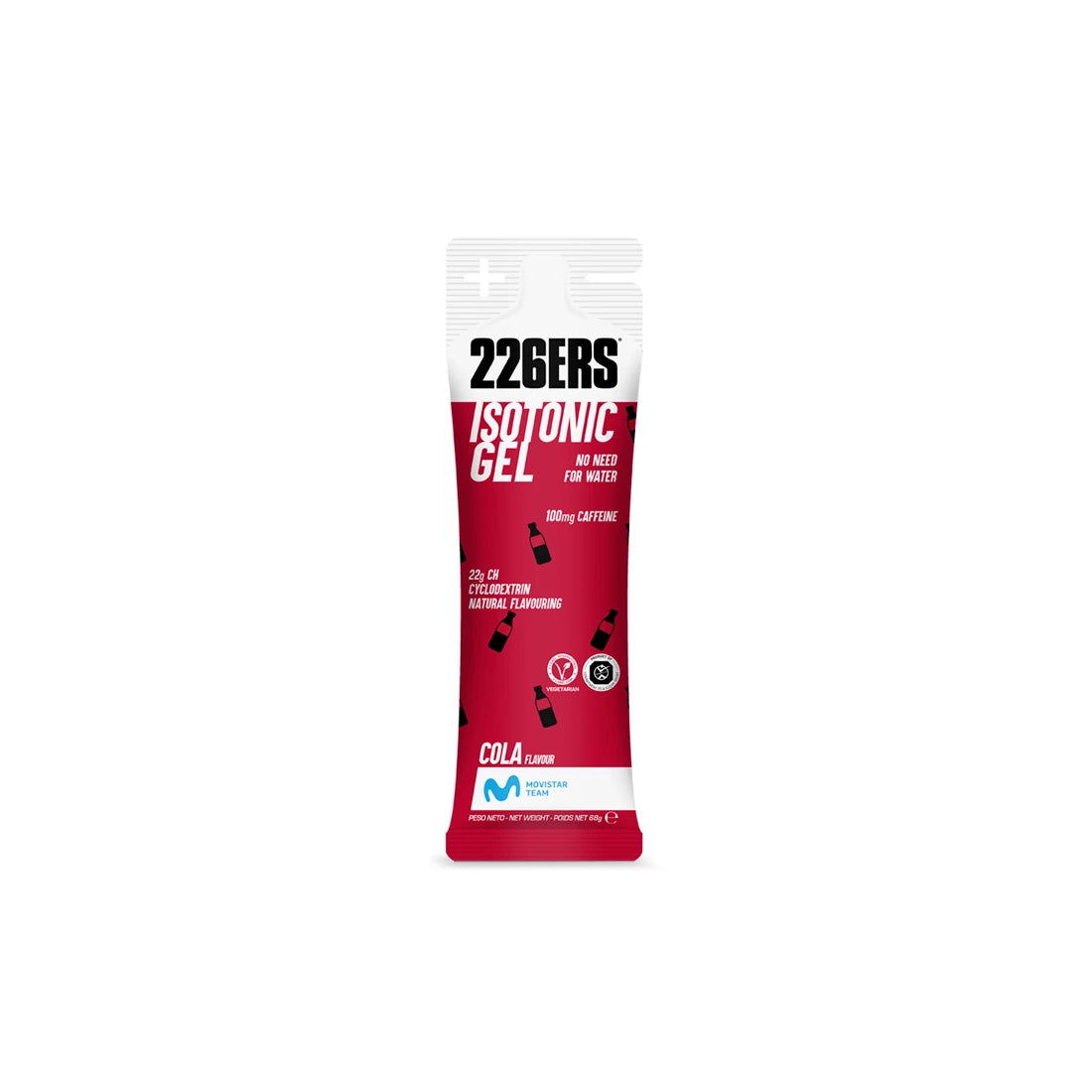 226ERS ISOTONIC GEL 68g - Isotonic Energy Gel - Cola (100mg Caffeine)