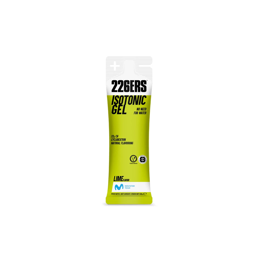 226ERS ISOTONIC GEL 68g - Isotonic Energy Gel - Lime