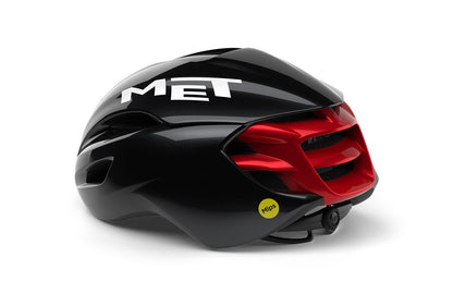Met Manta Mips Ce Black Red Glossy