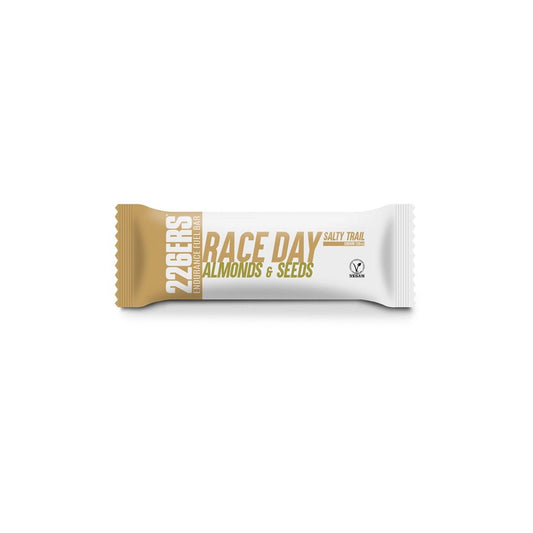 226ERS RACE DAY BAR SALTY TRAIL - Energy Bar with Sodium 40g - Almonds & Seeds