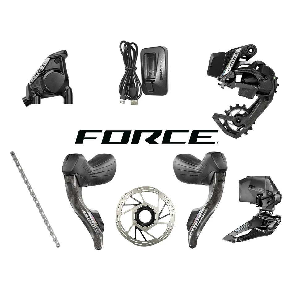 SRAM Force AXS HRD E1 Road Groupset 2x12 - 50-37T - No Power Meter