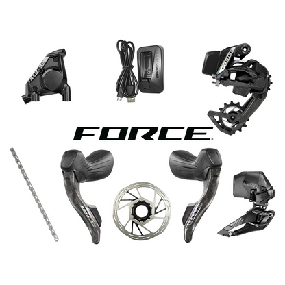 SRAM Force AXS HRD E1 Road Groupset 2x12 - 50-37T - No Power Meter