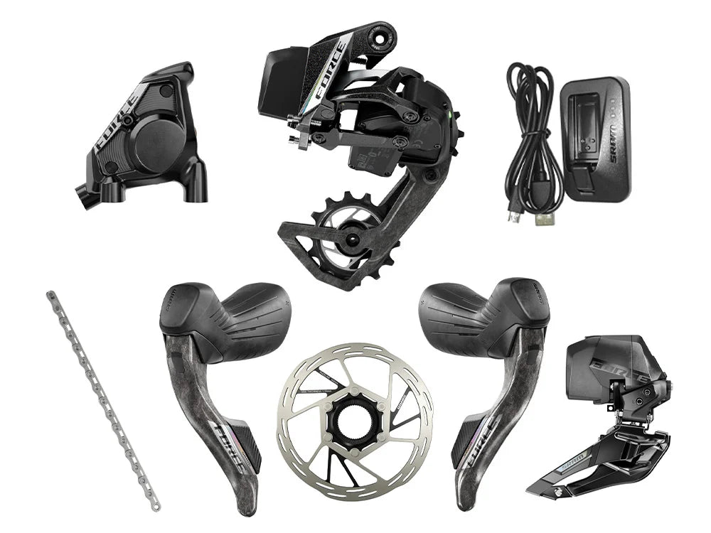 SRAM Force AXS HRD E1 Road Groupset 2x12 - 50-37T - No Power Meter