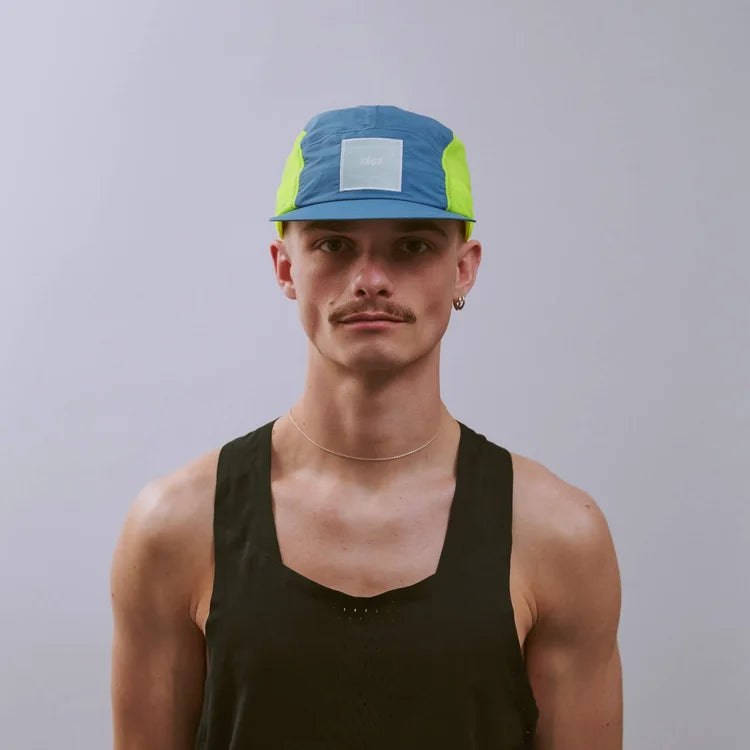Team Vaga Mesh Flex Cap - Teal / Neon Yellow