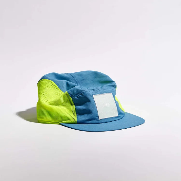 Team Vaga Mesh Flex Cap - Teal / Neon Yellow