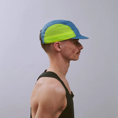 Team Vaga Mesh Flex Cap - Teal / Neon Yellow
