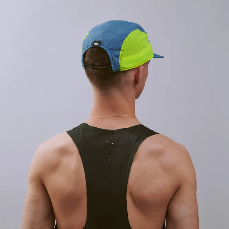 Team Vaga Mesh Flex Cap - Teal / Neon Yellow