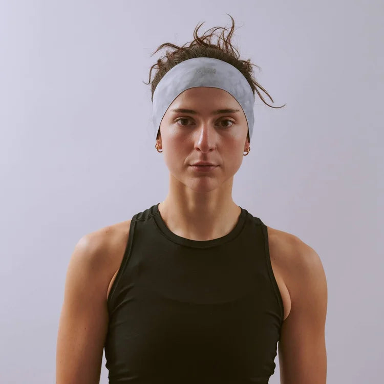 Team Vaga Tie Dye Lightweight Headband - Dark Grey / Light Grey