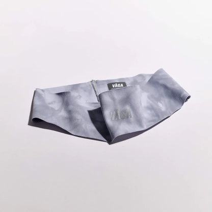 Team Vaga Tie Dye Lightweight Headband - Dark Grey / Light Grey