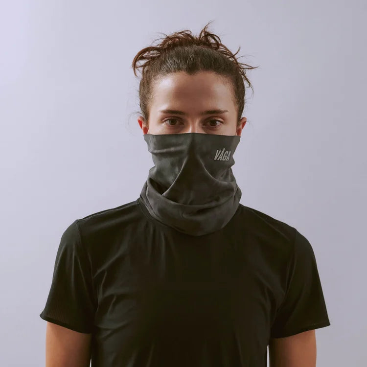 Team Vaga Tie Dye Lightweight Neck Gaiter - Black / Charcoal