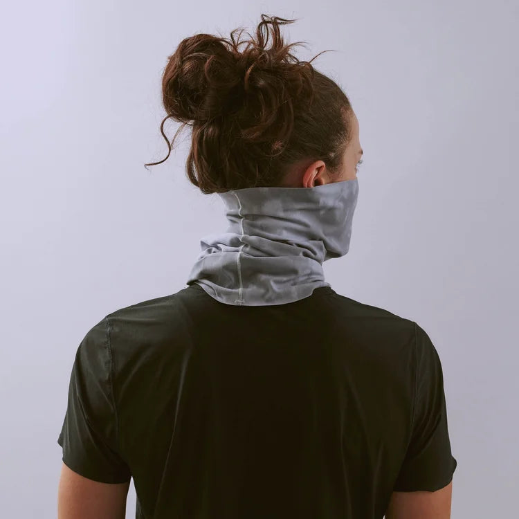 Team Vaga Tie Dye Lightweight Neck Gaiter - Dark Grey / Light Grey