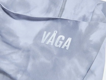 Team Vaga Tie Dye Lightweight Neck Gaiter - Dark Grey / Light Grey
